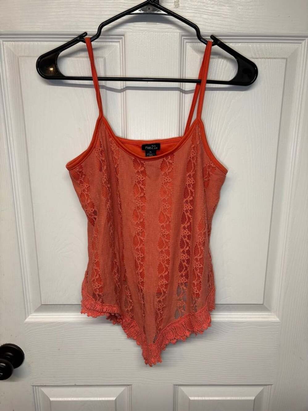 rue21 Lace Bodysuit Size XL Orange
